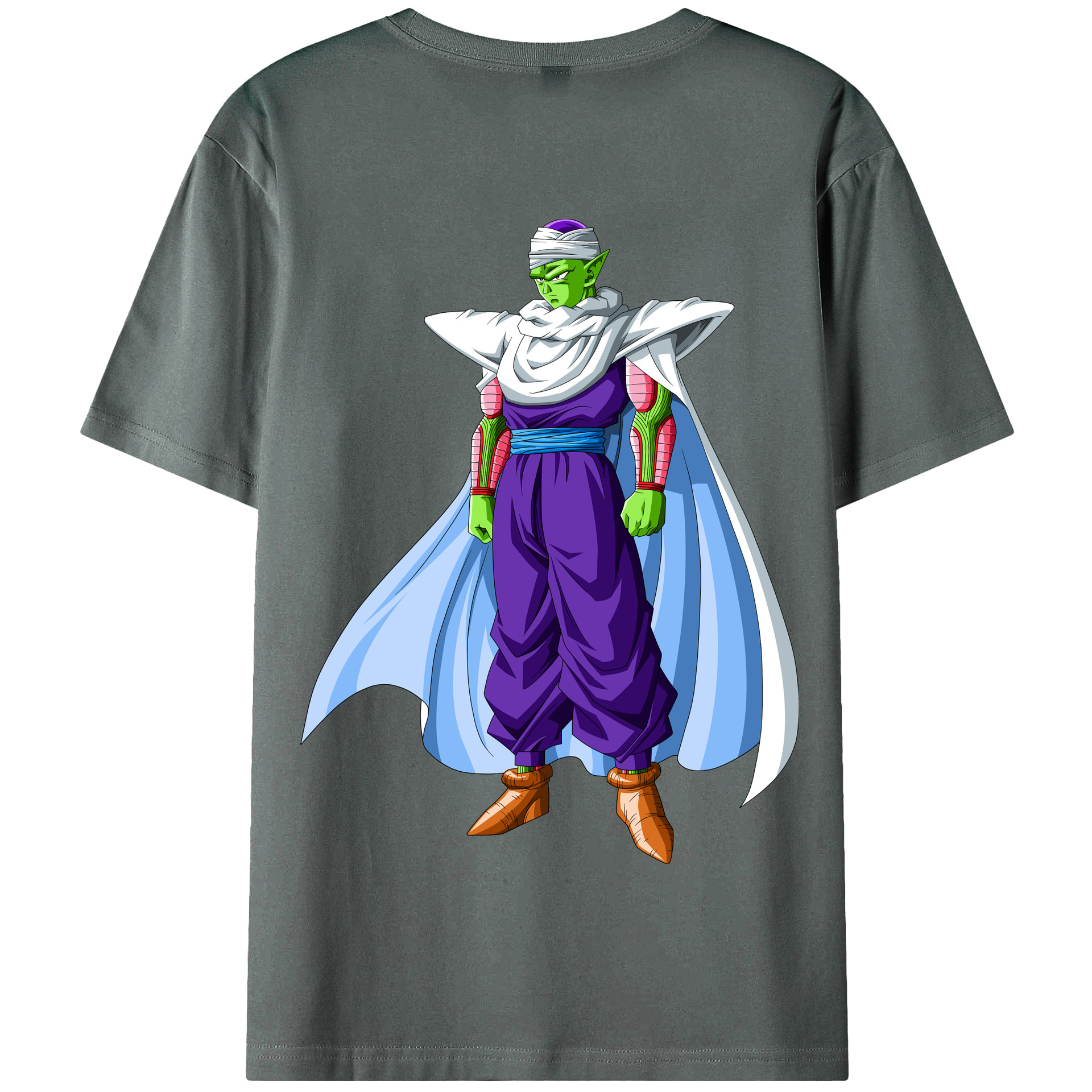 （画像用） ドラゴンボール ピッコロ DRAGON BALL Piccolo 綿100％半袖Tシャツ（背面プリント）